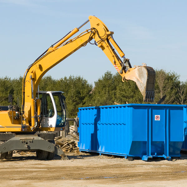 are there any restrictions on where a residential dumpster can be placed in Winchester